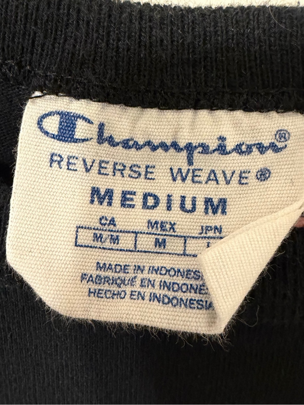 Champion Black Crop Tee with Logo Patch - Picture 5 of 7